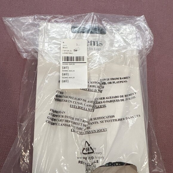 Stems Etoile Sheer Tights in Black One Size New Womens Crystal Rhinestone Stars - Picture 7 of 7